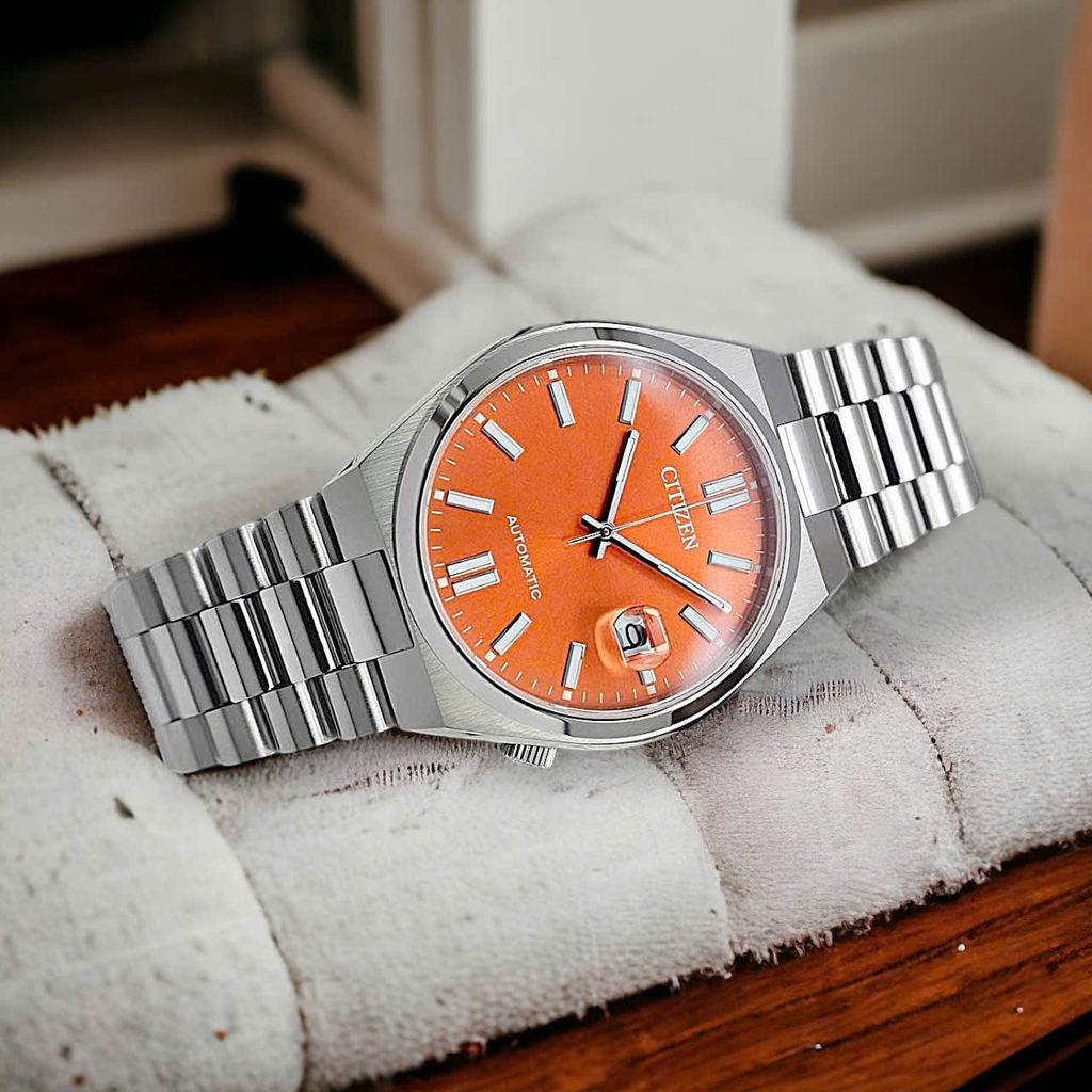 Đồng Hồ Nam Citizen Automatic Tsuyosa Mechanical Orange NJ0151-88Z ( NJ0151 )