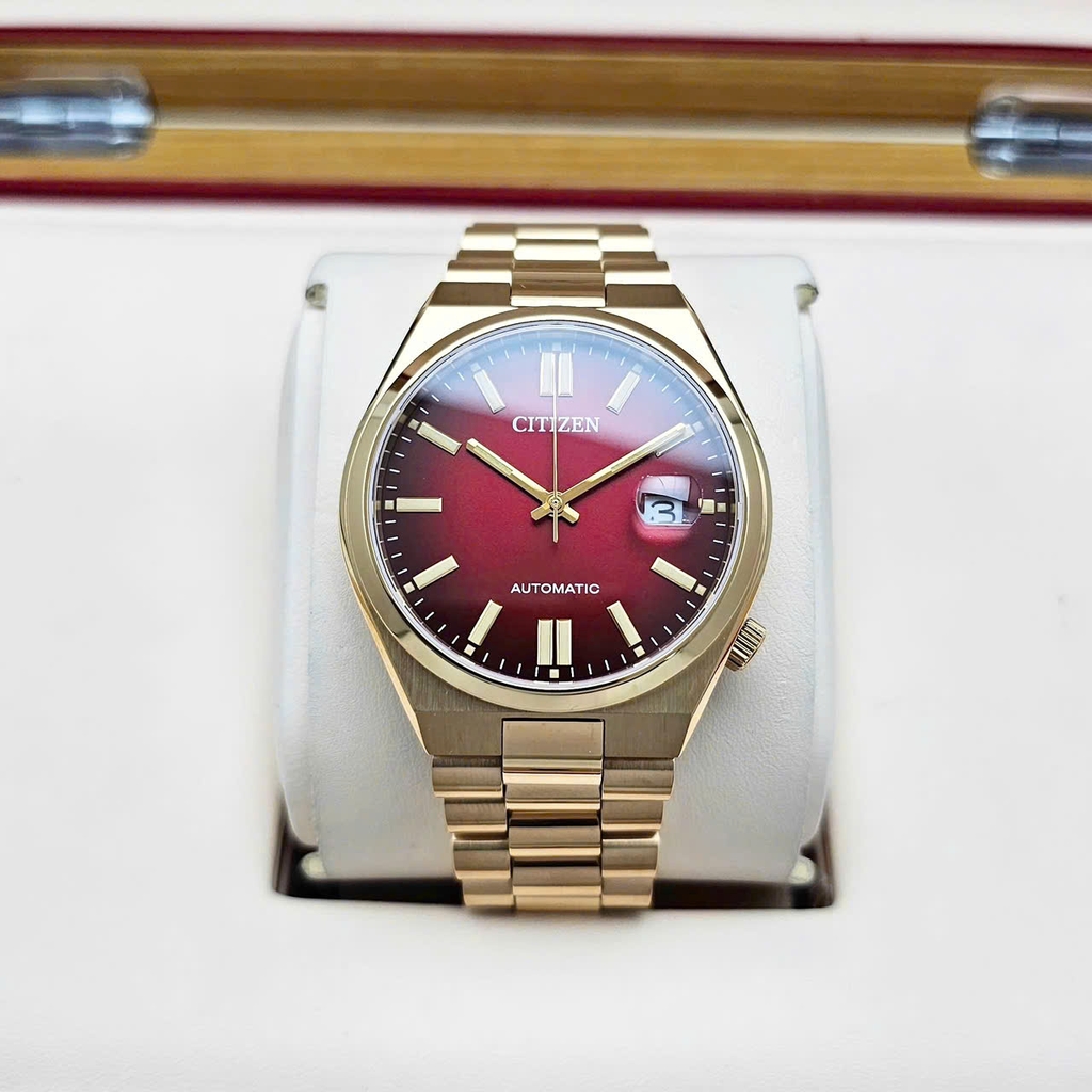 Đồng Hồ Nam Citizen Automatic Tsuyosa Mechanical Rose Red NJ0153-82X