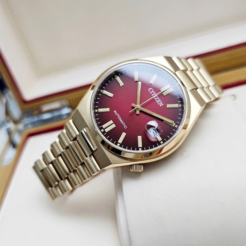 Đồng Hồ Nam Citizen Automatic Tsuyosa Mechanical Rose Red NJ0153-82X