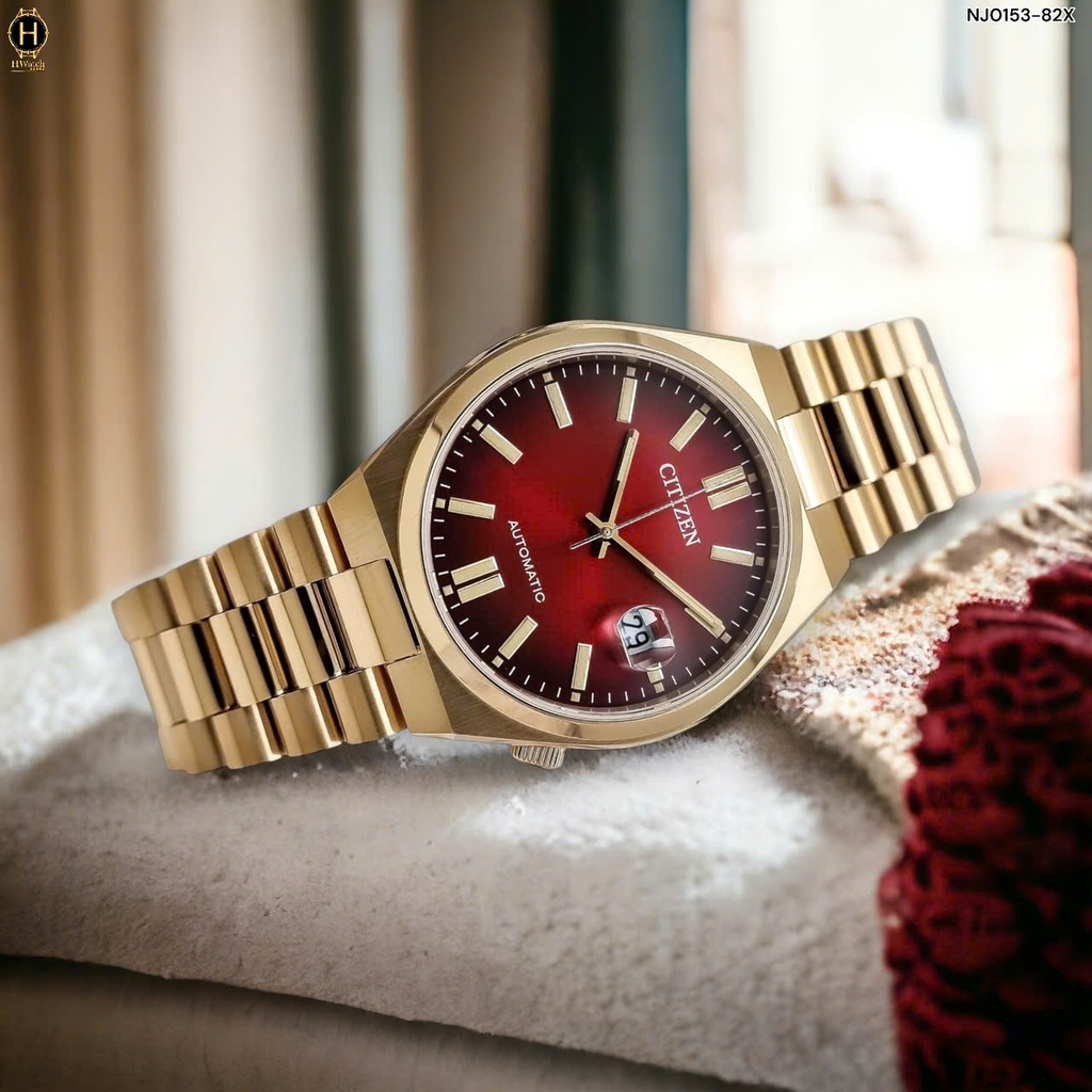 Đồng Hồ Nam Citizen Automatic Tsuyosa Mechanical Rose Red NJ0153-82X ( NJ0153 )