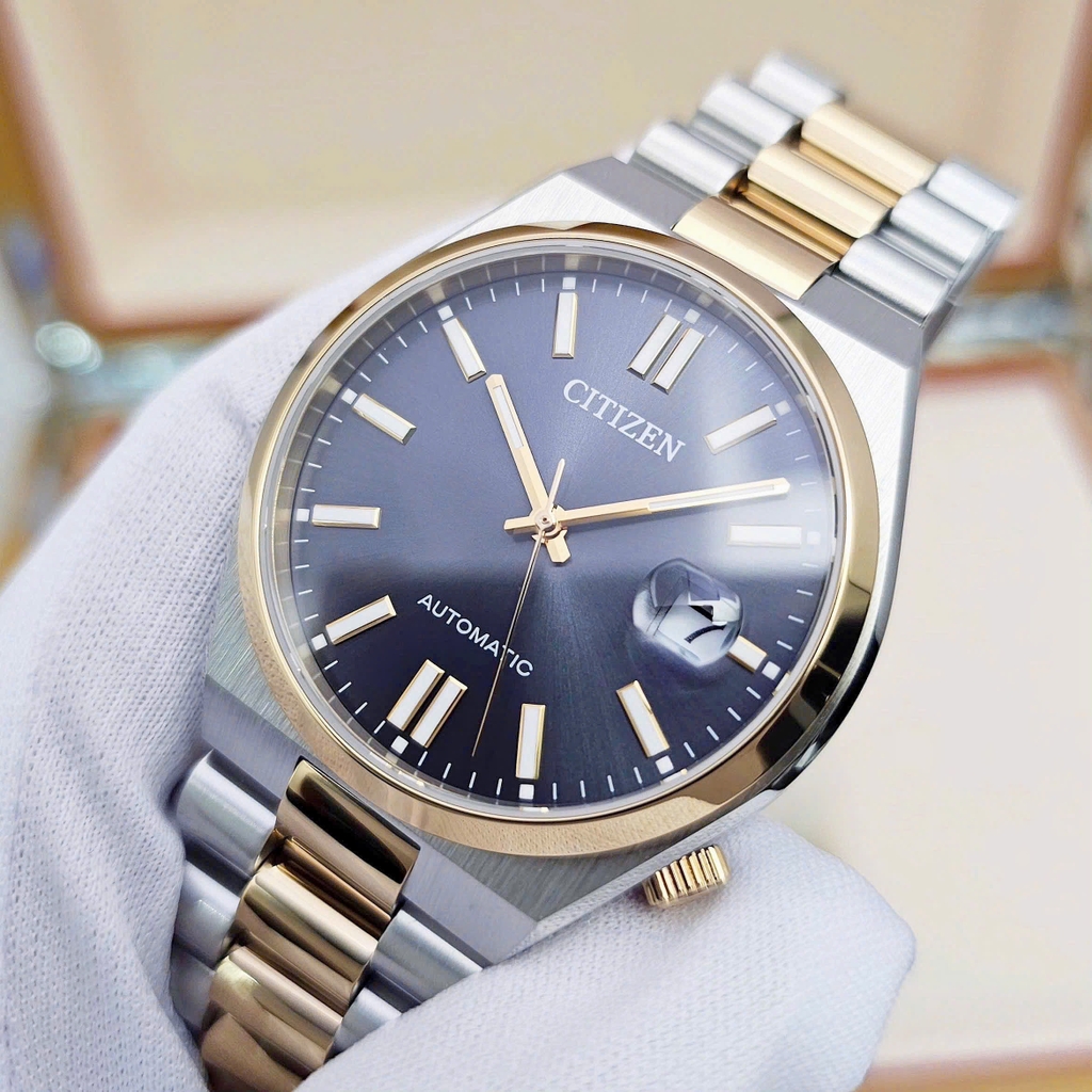 Đồng Hồ Nam Citizen Automatic Tsuyosa Mechanical Demi Rose Black NJ0154-80H ( NJ0154 )