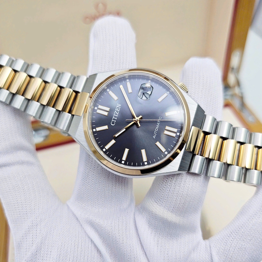 Đồng Hồ Nam Citizen Automatic Tsuyosa Mechanical Demi Rose Black NJ0154-80H ( NJ0154 )