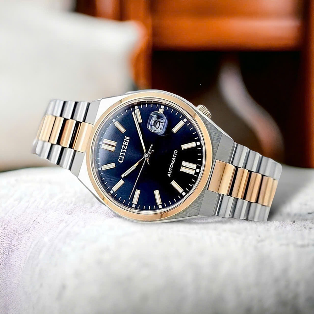 Đồng Hồ Nam Citizen Automatic Tsuyosa Mechanical Demi Rose Black NJ0154-80H ( NJ0154 )