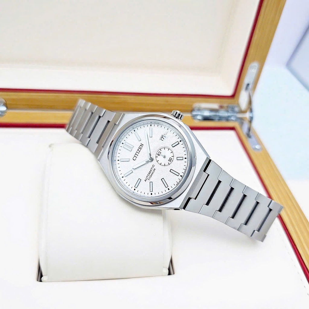 Đồng Hồ Nam Citizen Automatic Zenshin Mechanical Super Titanium NJ0180-80A