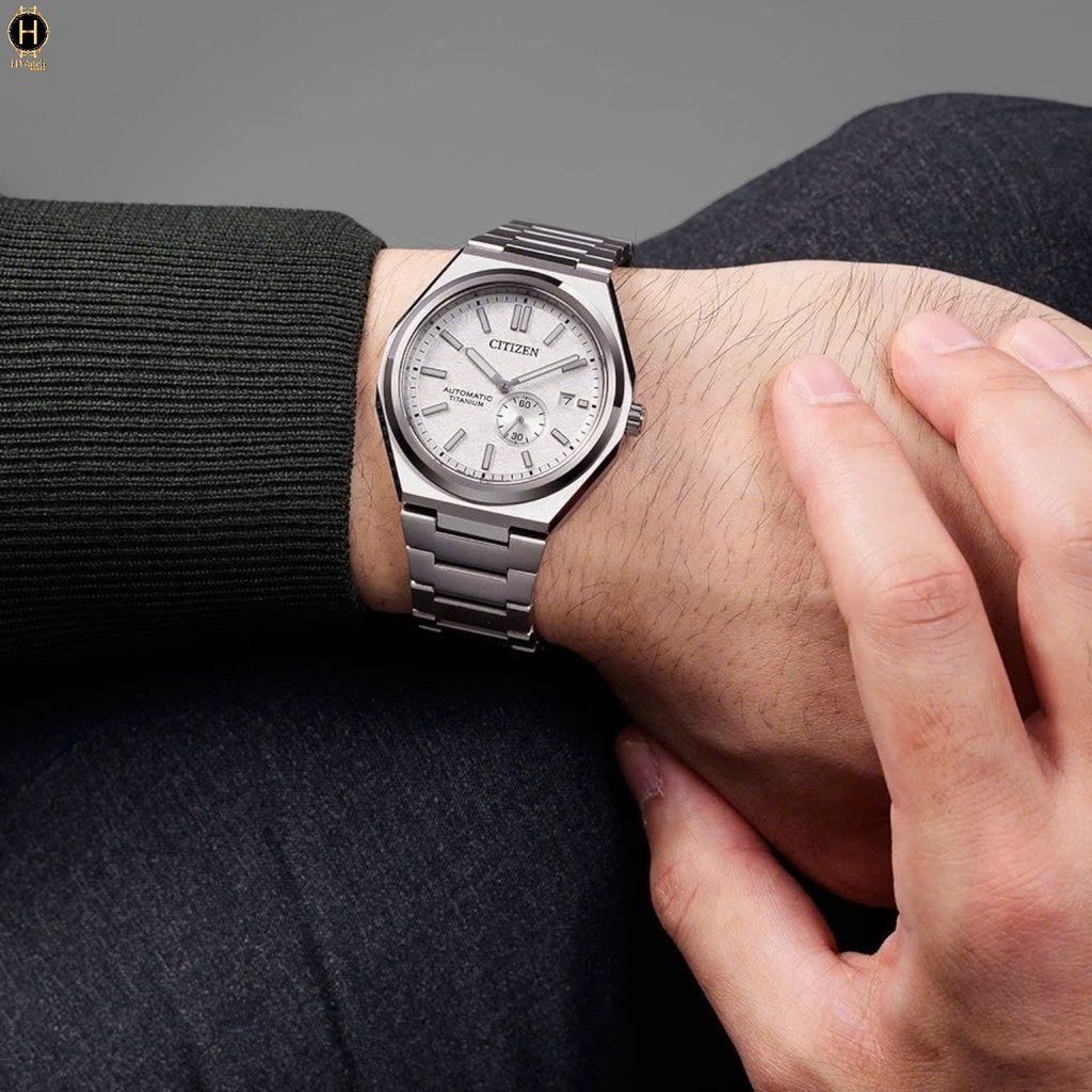Đồng Hồ Nam Citizen Automatic Zenshin Mechanical Super Titanium NJ0180-80A