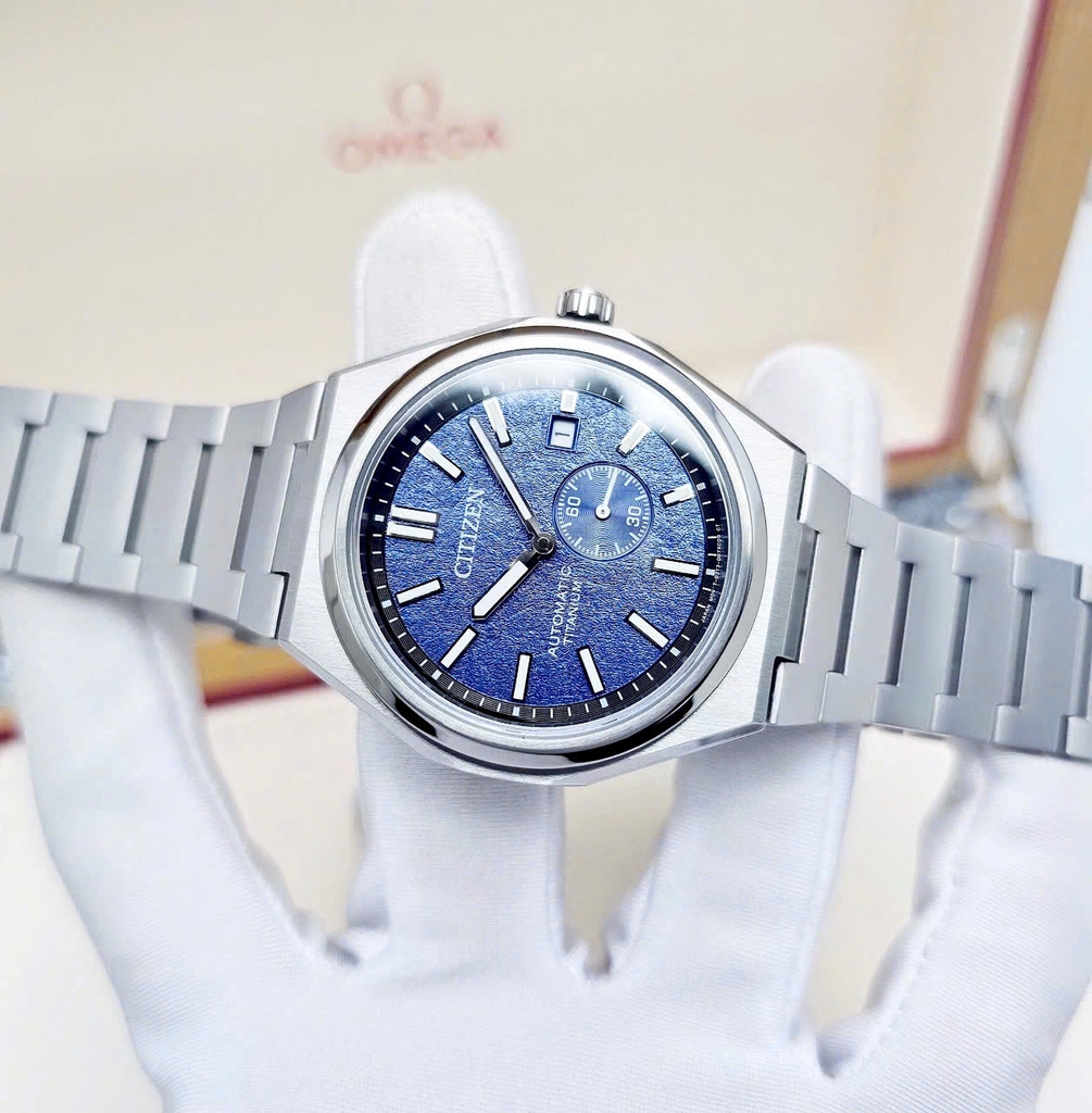 Đồng Hồ Nam Citizen Automatic Zenshin Mechanical Super Titanium NJ0180-80L