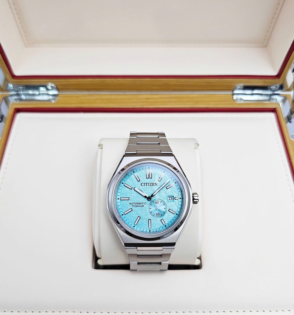 Đồng Hồ Nam Citizen Automatic Zenshin Mechanical Super Titanium NJ0180-80M