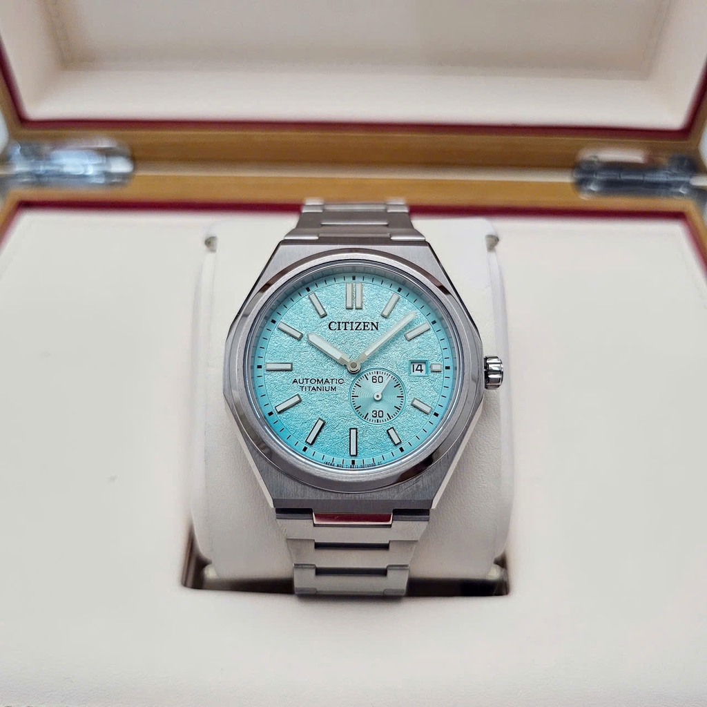 Đồng Hồ Nam Citizen Automatic Zenshin Mechanical Super Titanium NJ0180-80M