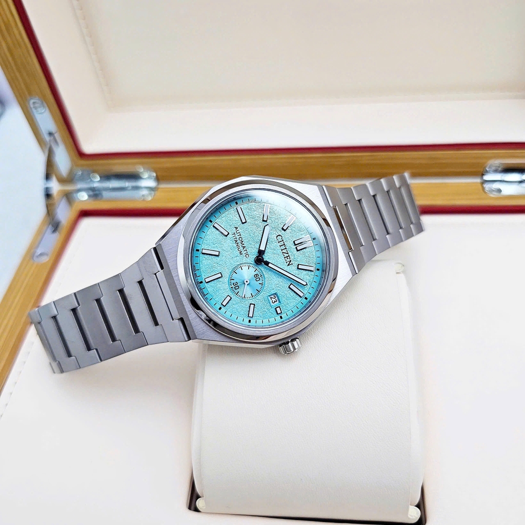 Đồng Hồ Nam Citizen Automatic Zenshin Mechanical Super Titanium NJ0180-80M