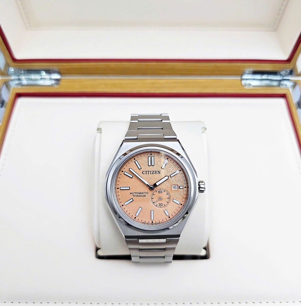 Đồng Hồ Nam Citizen Automatic Zenshin Mechanical Super Titanium NJ0180-80Z