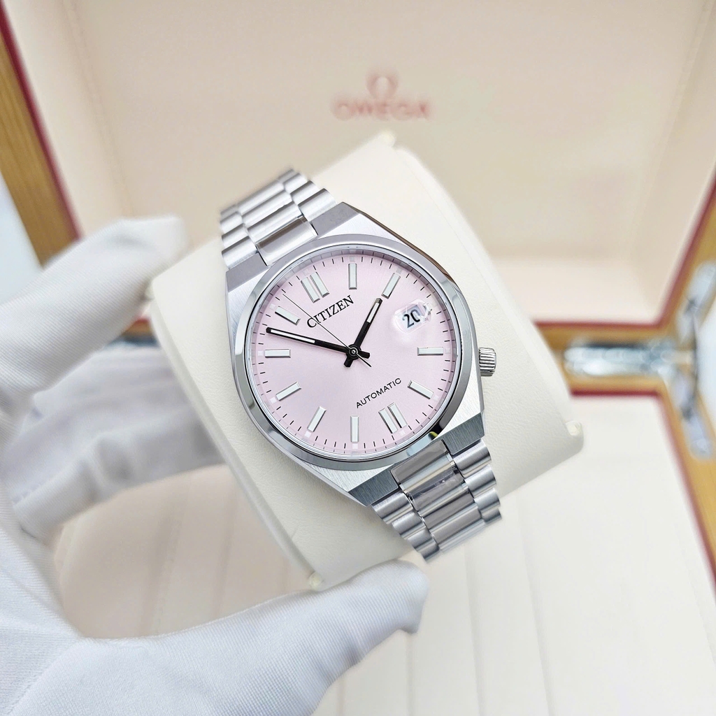 Đồng Hồ Unisex Citizen Automatic Tsuyosa 37mm Pink NJ0200-50Z