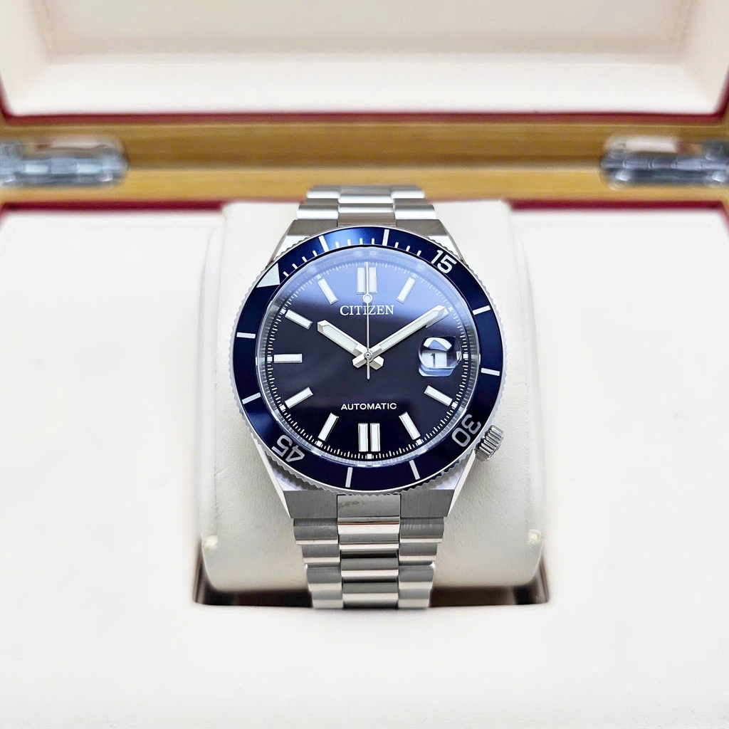 Đồng Hồ Nam Citizen Automatic Tsuyosa Shore Mechanical Blue NJ0230-59L