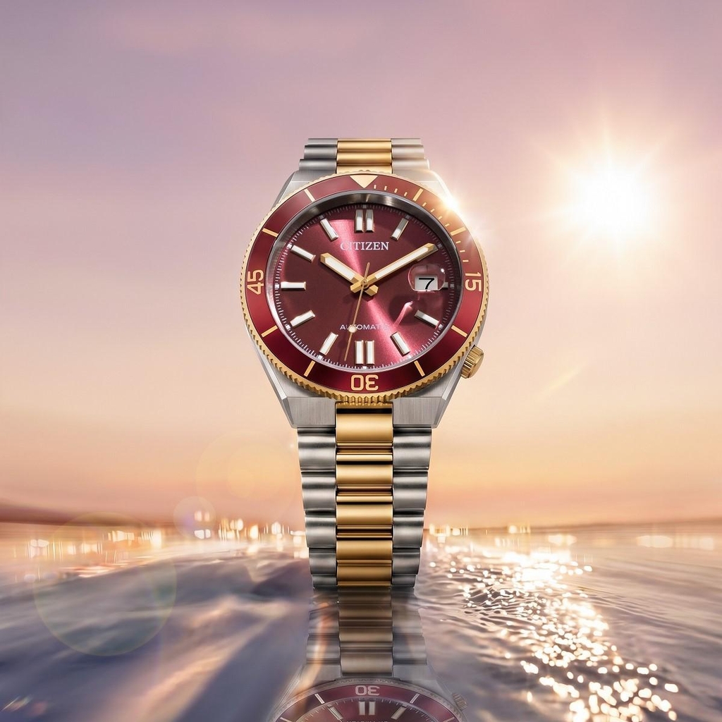 Đồng Hồ Nam Citizen Automatic Tsuyosa Shore Mechanical red NJ0234-58X