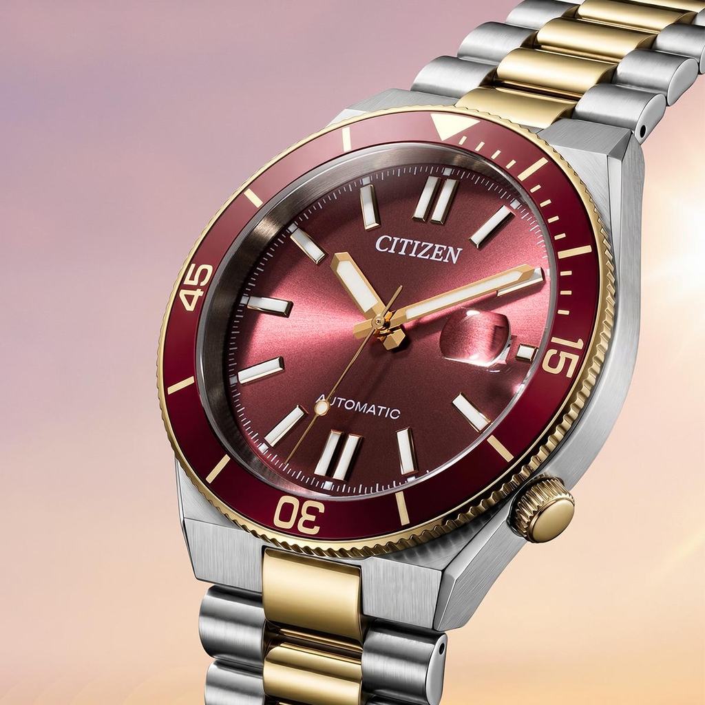 Đồng Hồ Nam Citizen Automatic Tsuyosa Shore Mechanical red NJ0234-58X