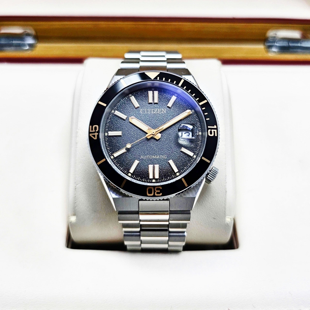 Đồng Hồ Nam Citizen Automatic Tsuyosa Shore Time Slip Limited Edition NJ0238-57E