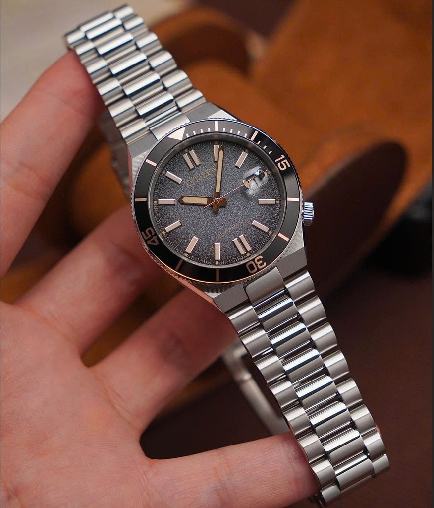Đồng Hồ Nam Citizen Automatic Tsuyosa Shore Time Slip Limited Edition NJ0238-57E