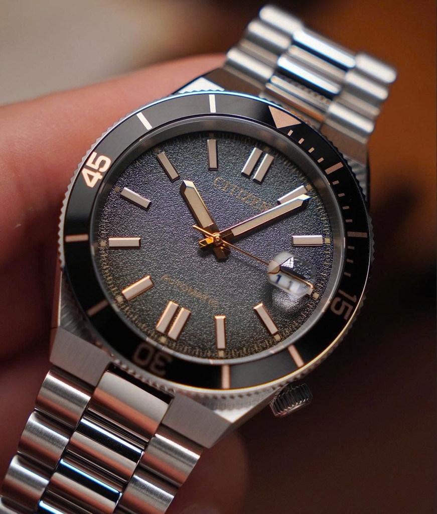Đồng Hồ Nam Citizen Automatic Tsuyosa Shore Time Slip Limited Edition NJ0238-57E
