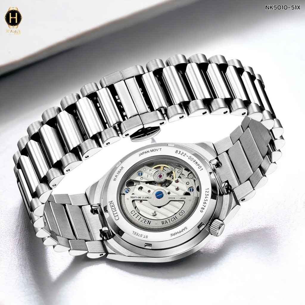 Đồng Hồ Nam Citizen Automatic Tsuyosa Small Second NK5010-51X