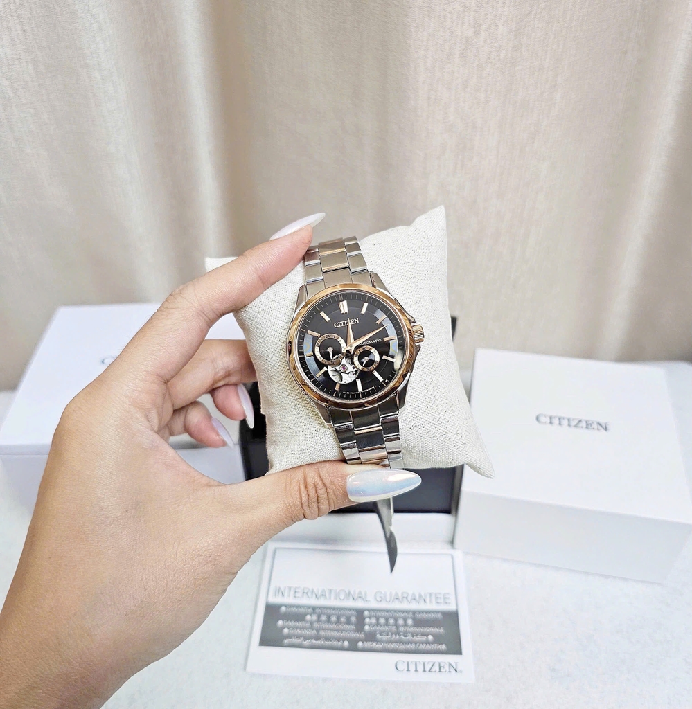 Đồng Hồ Nam Citizen Automatic Open Heart NP1014-51E