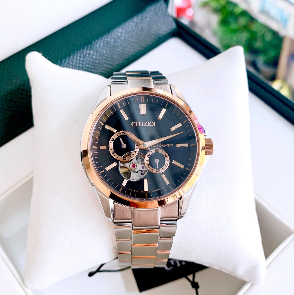 Đồng Hồ Nam Citizen Automatic Open Heart NP1014-51E