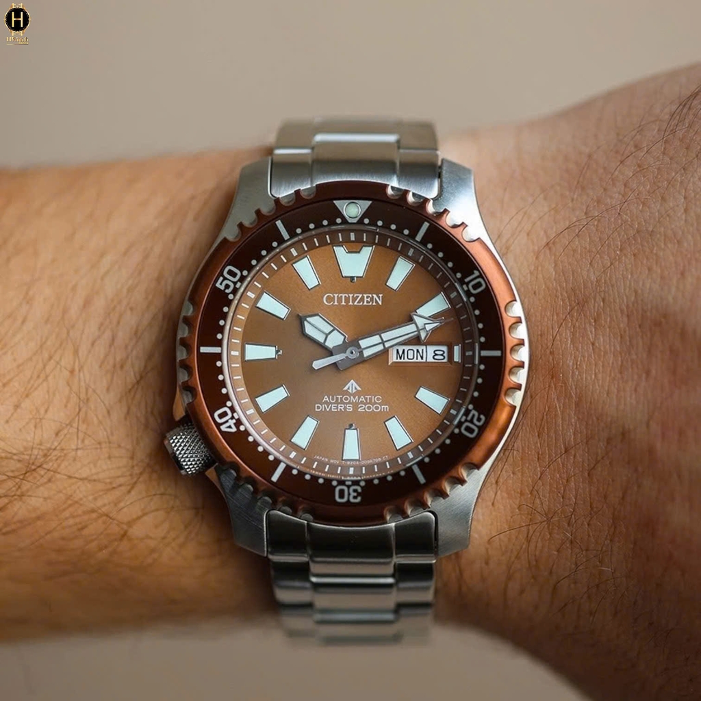 Đồng Hồ Nam Citizen Automatic Promaster Diver's 200M NY0164-65X