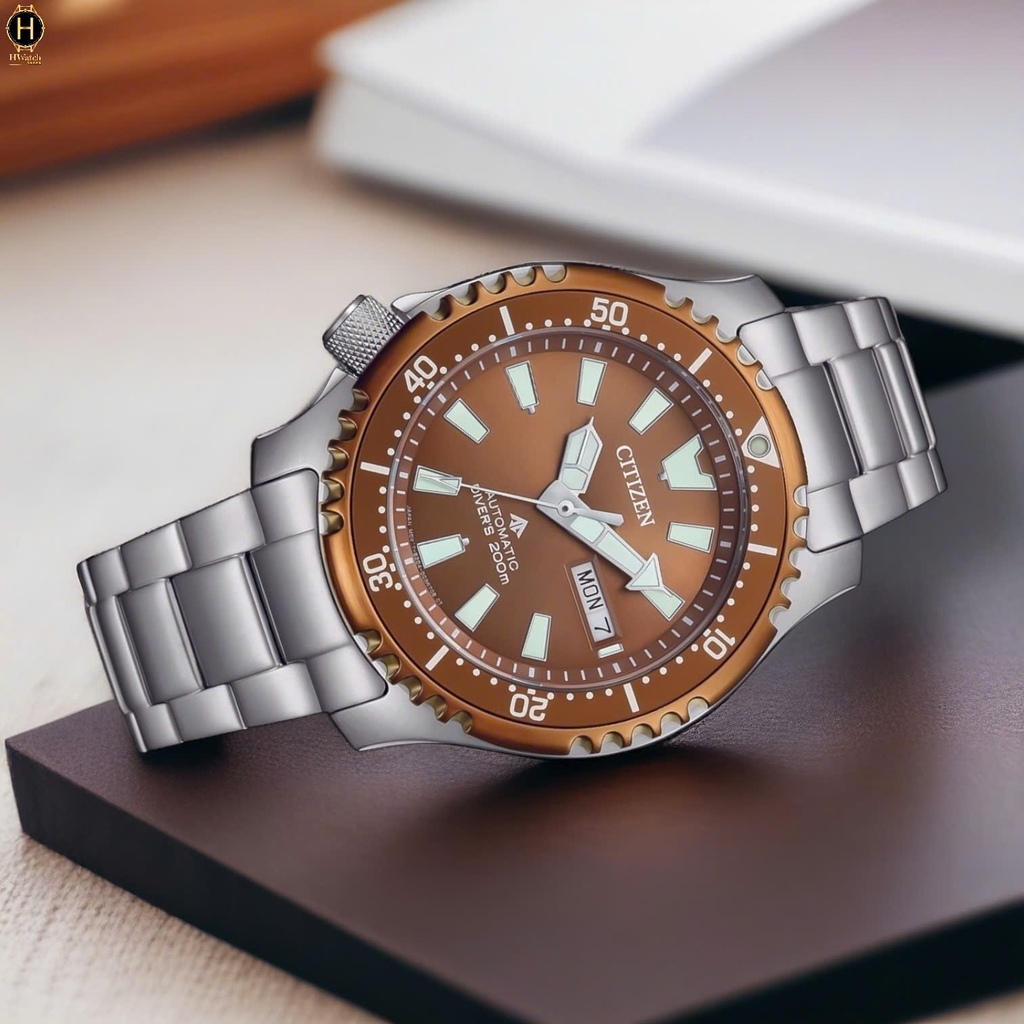 Đồng Hồ Nam Citizen Automatic Promaster Diver's 200M NY0164-65X