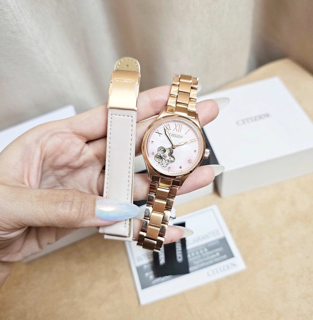 Đồng Hồ Nữ Citizen Automatic Sakura Special Edition PC1017-70Y