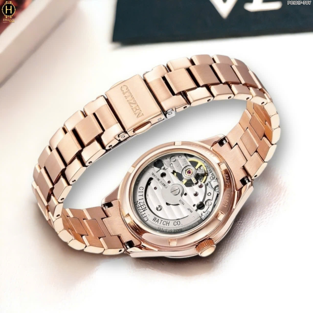 Đồng Hồ Nữ Citizen Automatic Sakura Special Edition PC1017-70Y