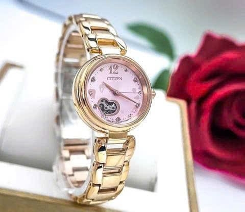 Đồng Hồ Nữ Citizen Automatic Open Heart PR1022-80X