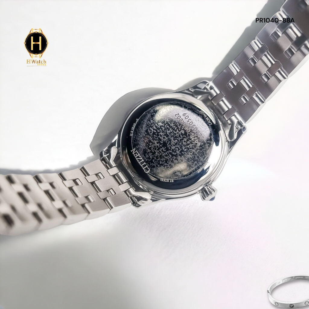 Đồng Hồ Nữ Citizen Automatic 28.5mm Open Heart PR1040-88A