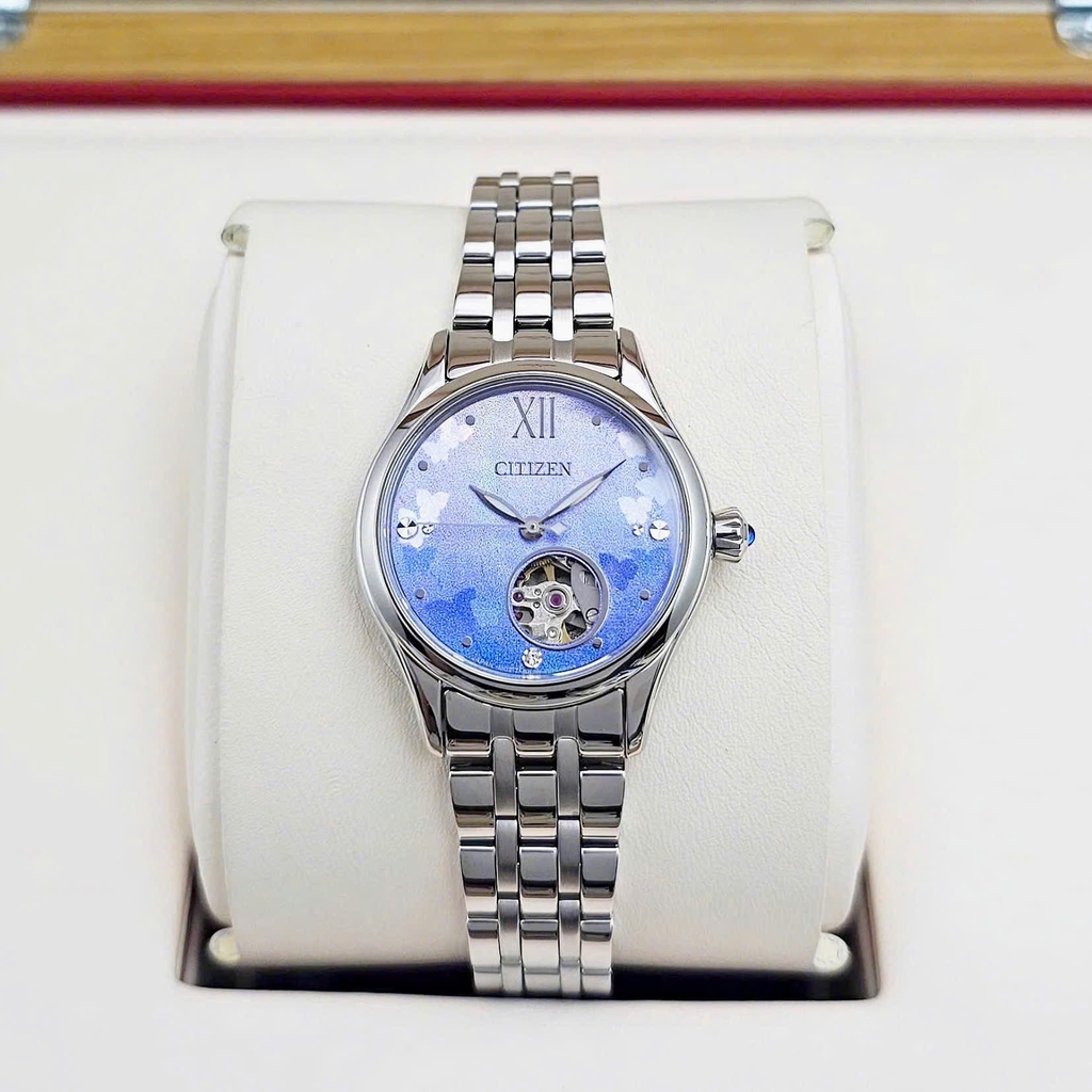 Đồng Hồ Nữ Citizen Automatic Luna Mechanical PR1040-88N