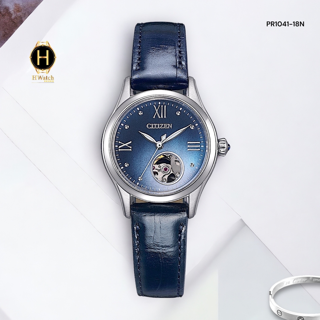 Đồng Hồ Nữ Citizen Automatic Open Heart PR1041-18N