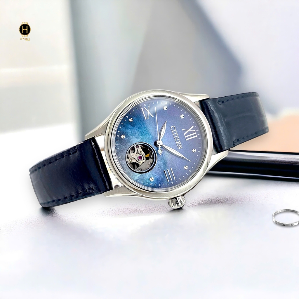 Đồng Hồ Nữ Citizen Automatic Open Heart PR1041-18N
