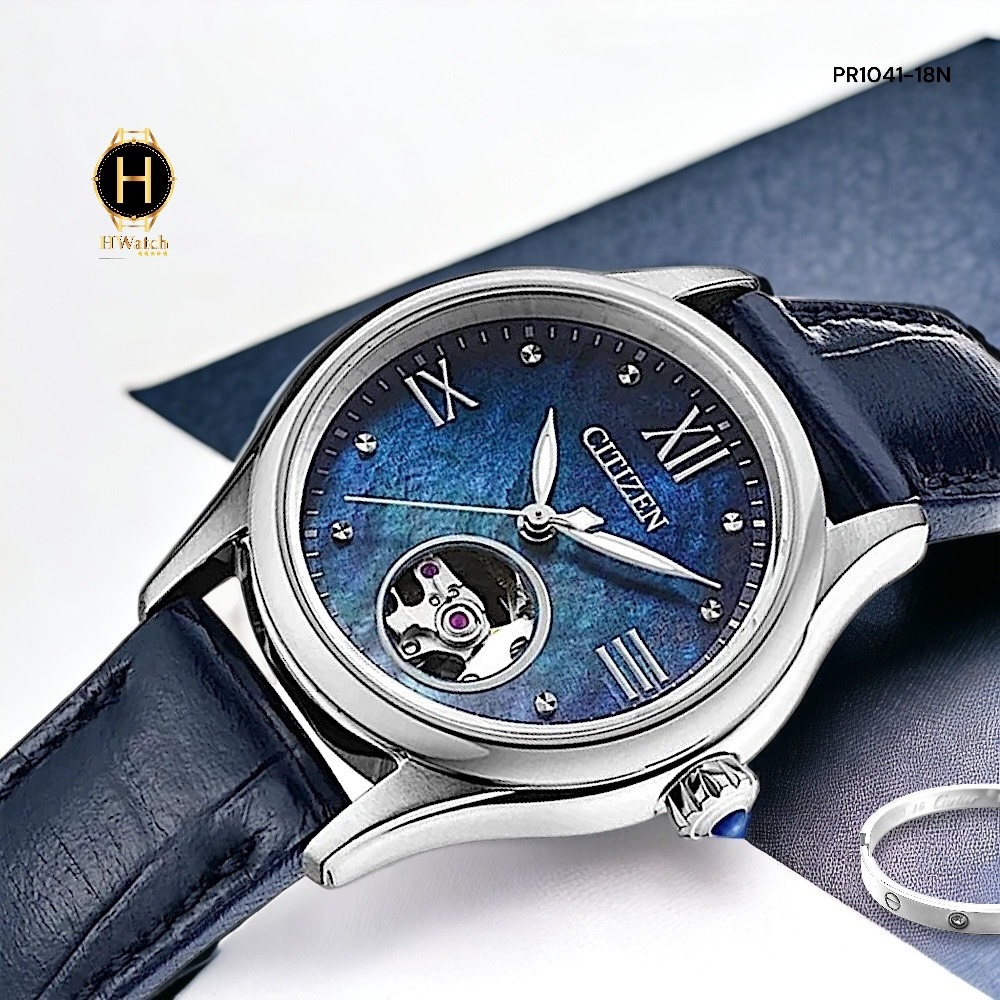 Đồng Hồ Nữ Citizen Automatic Open Heart PR1041-18N