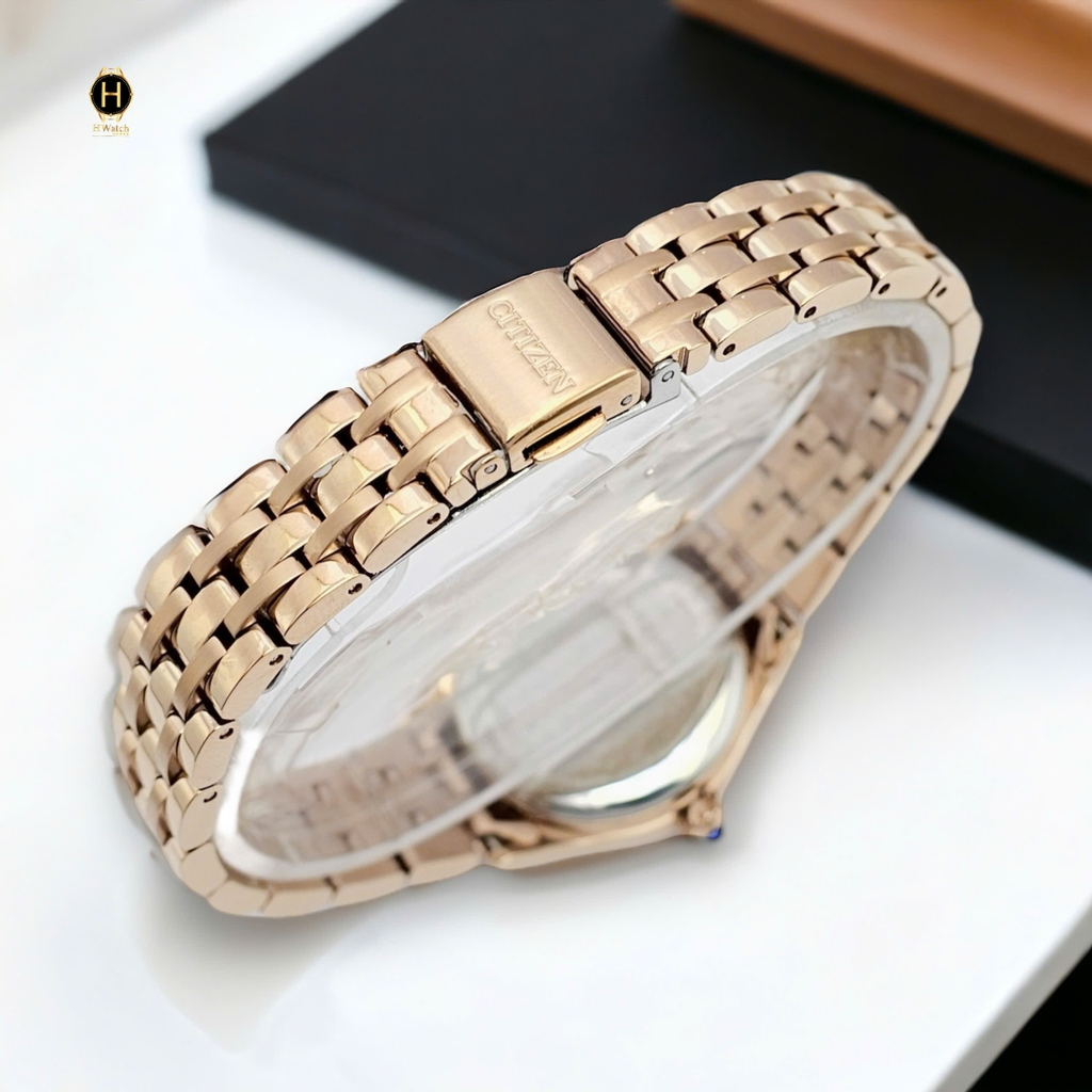 Đồng Hồ Nữ Citizen Automatic 28.5mm Open Heart PR1043-80P