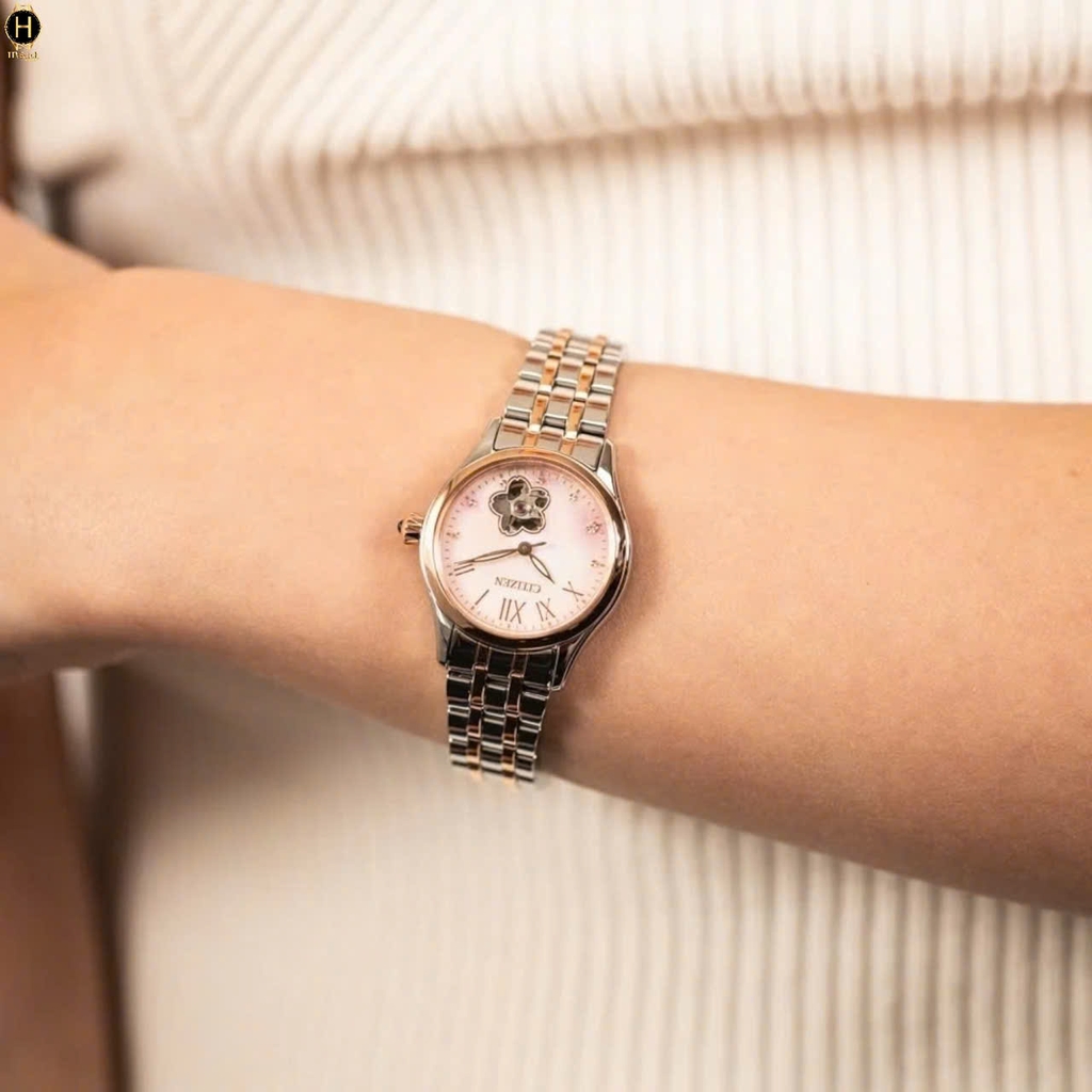Đồng Hồ Nữ Citizen Automatic Open Heart PR1044-87Y