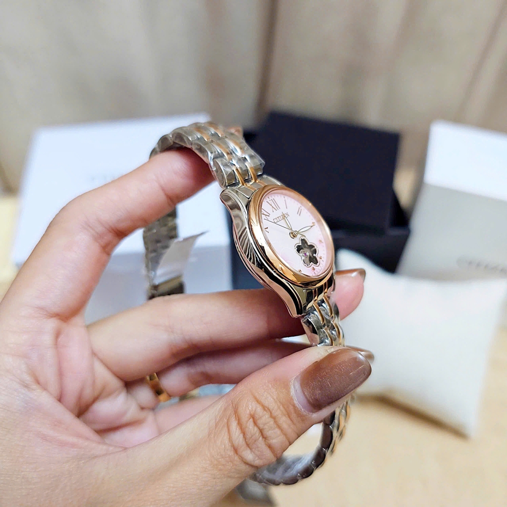 Đồng Hồ Nữ Citizen Automatic Open Heart PR1044-87Y