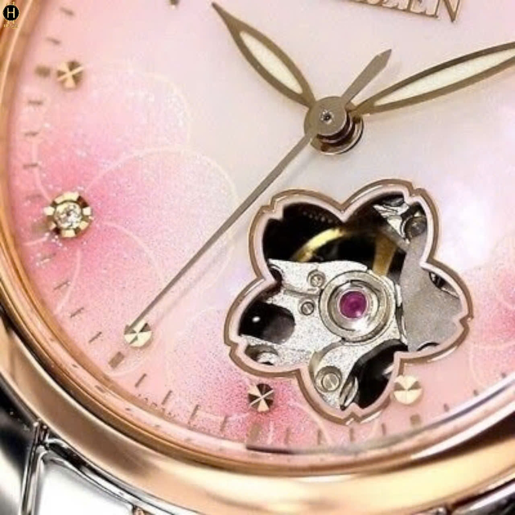 Đồng Hồ Nữ Citizen Automatic Open Heart PR1044-87Y