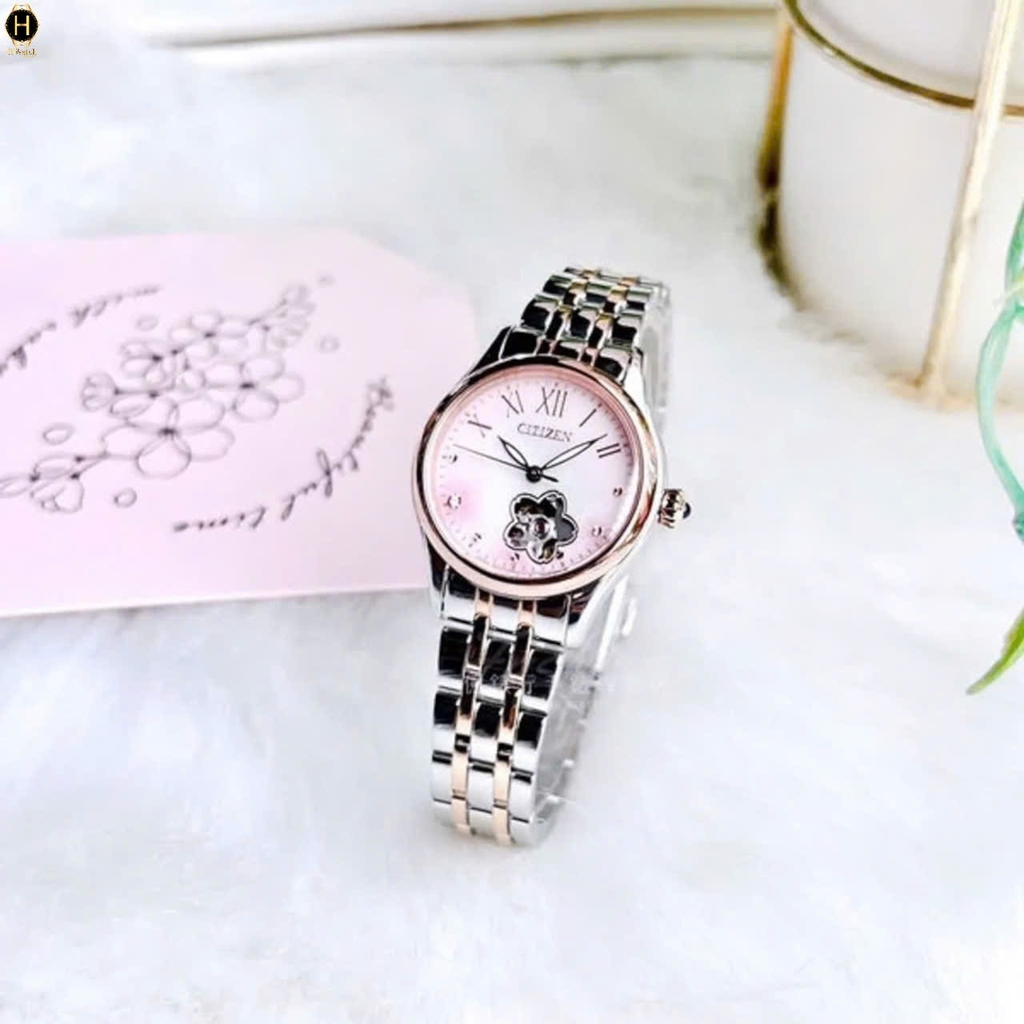 Đồng Hồ Nữ Citizen Automatic Open Heart PR1044-87Y