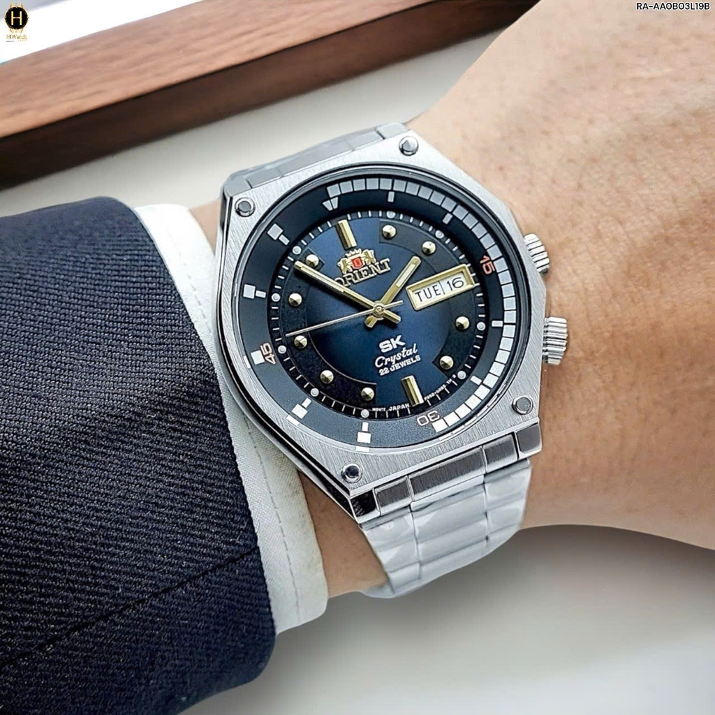Đồng Hồ Nam Orient Automatic SK Xanh RA-AA0B03L19B ( RA-AA0B03L ) ( RA-AA0B03L39B )