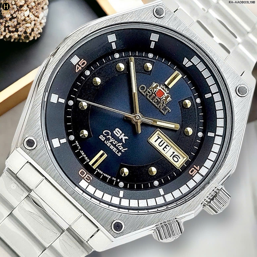 Đồng Hồ Nam Orient Automatic SK Xanh RA-AA0B03L19B ( RA-AA0B03L ) ( RA-AA0B03L39B )