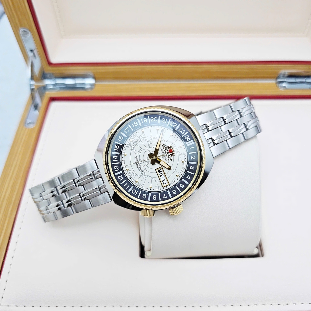 Đồng Hồ Nam Orient Automatic Revival World Map RA-AA0E01S19B ( RN-AA0E01S )