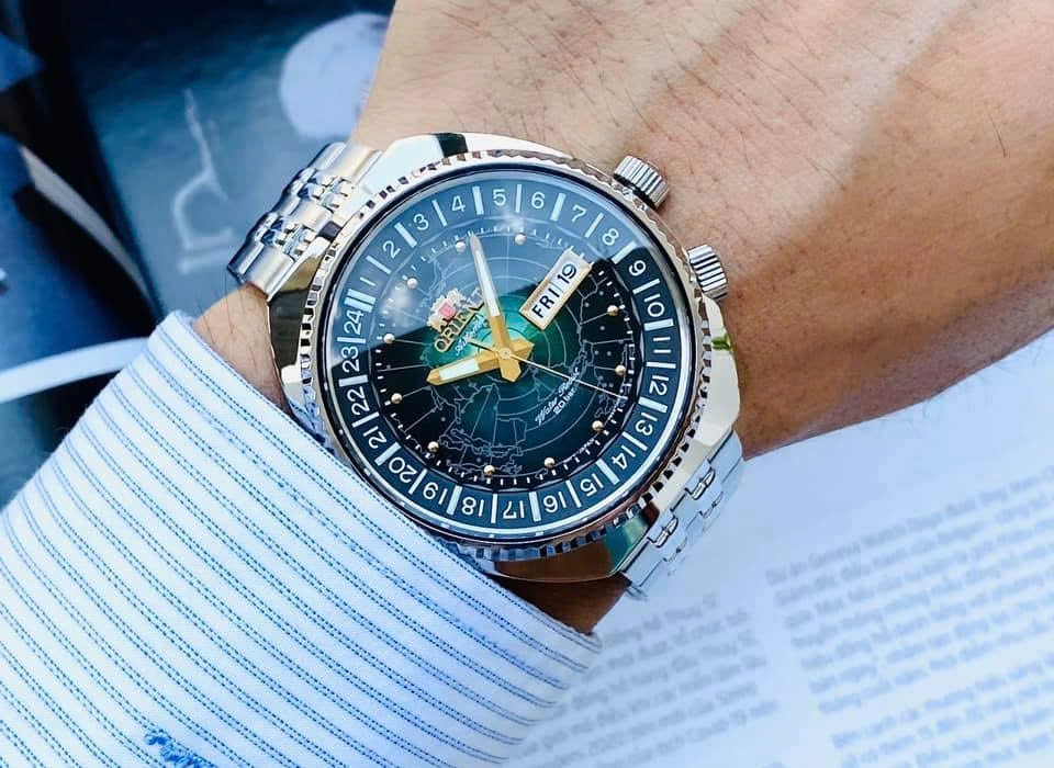 Đồng Hồ Nam Orient Automatic Revival World Map RA-AA0E02E39B (RA-AA0E02E19B)