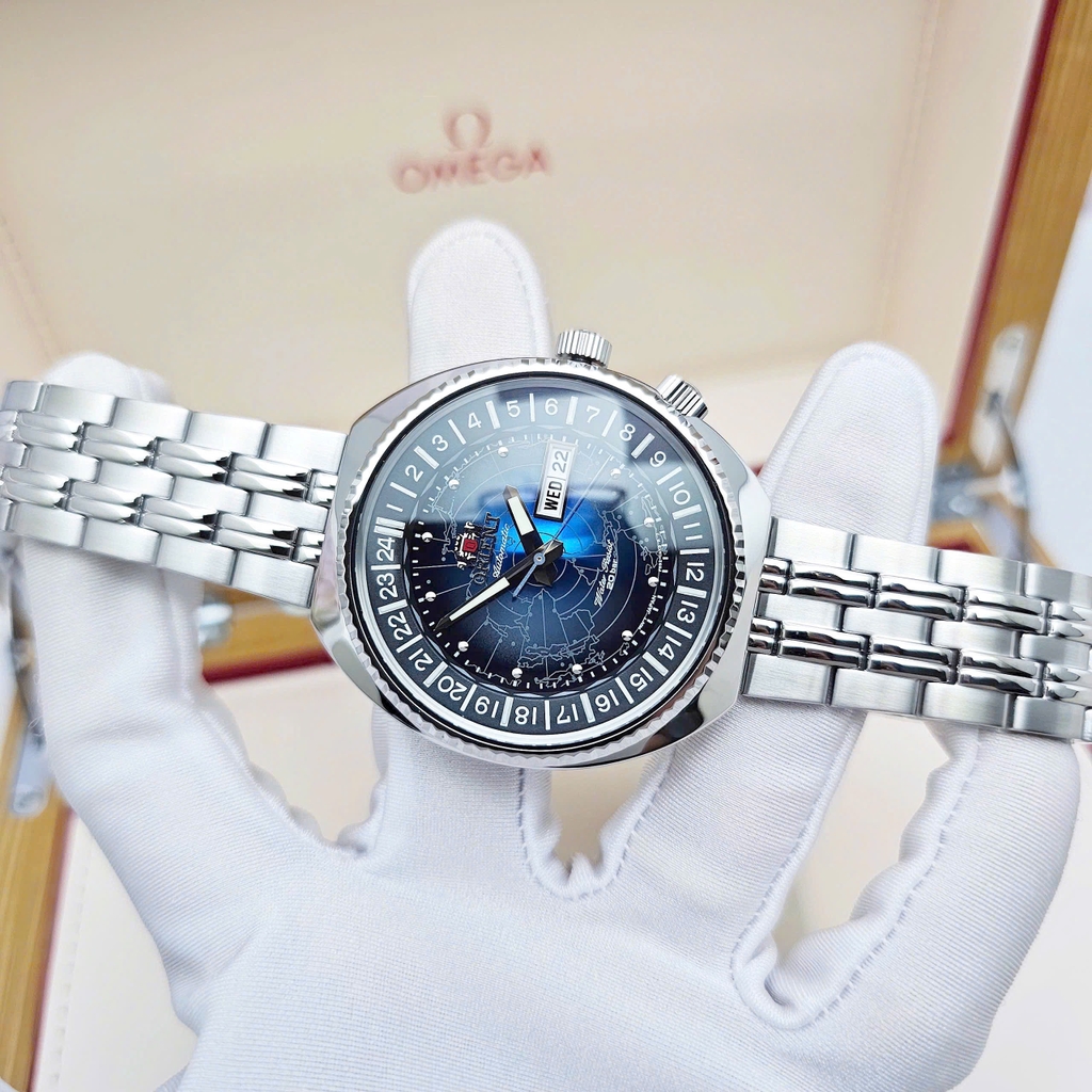 Đồng Hồ Nam Orient Automatic Revival World Map RA-AA0E03L ( RA-AA0E03L19B ) ( RA-AA0E03L09C )