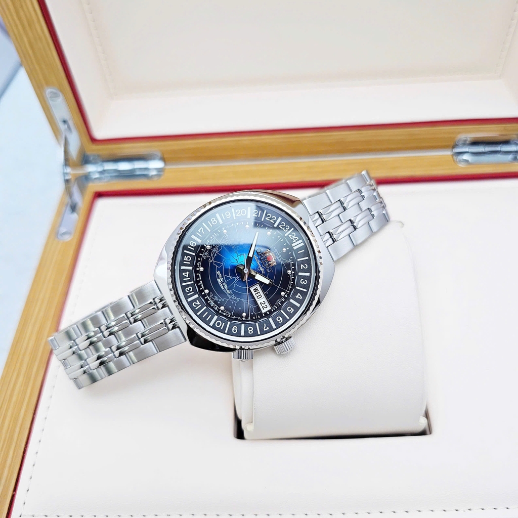 Đồng Hồ Nam Orient Automatic Revival World Map RA-AA0E03L ( RA-AA0E03L19B ) ( RA-AA0E03L09C )