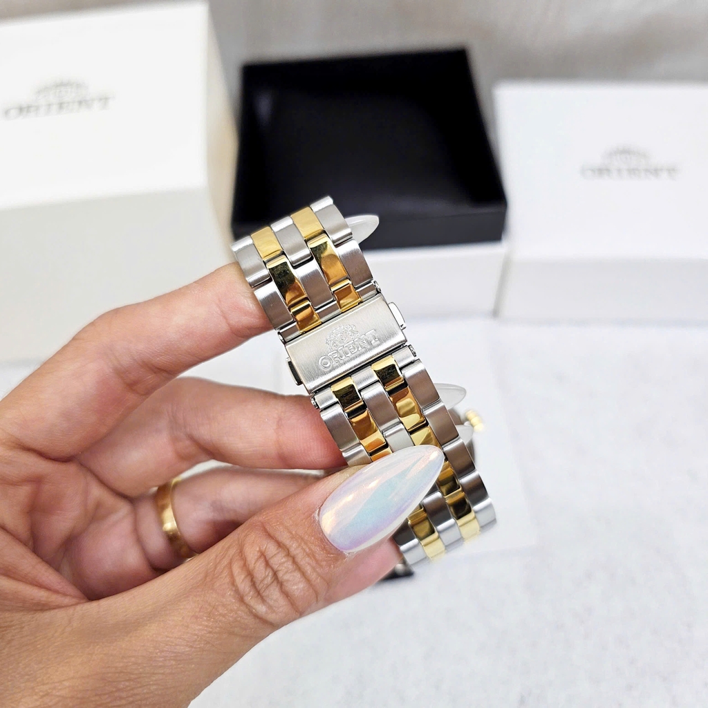 Đồng Hồ Nam Orient Automatic Symphony 4 Demi Gold RA-AC0F08G10B RA-AC0F08G30B