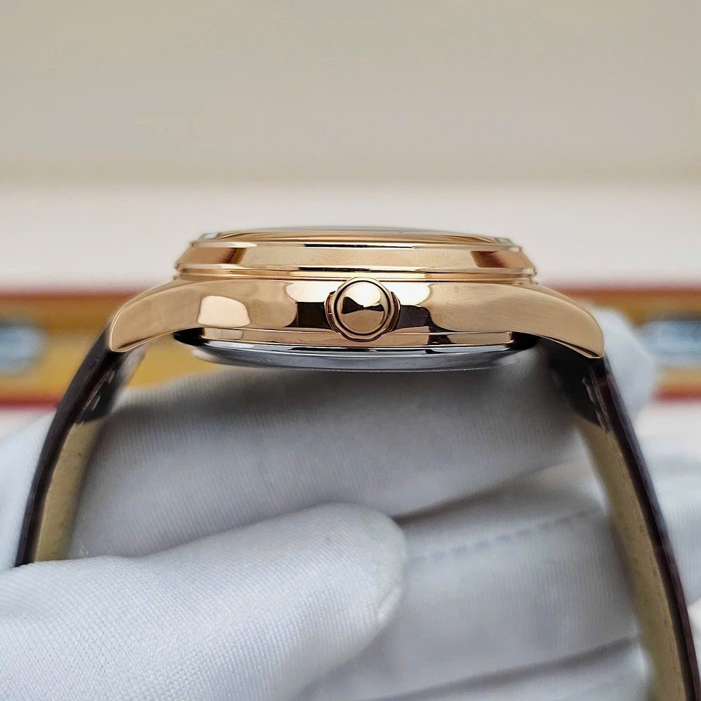 Đồng Hồ Nữ Orient Automatic RA-AG0017Y10B ( RA-AG0017Y ) ( RA-AG0017Y30B ) Dây Da Vỏ Vàng Hồng Mặt Nâu Đen