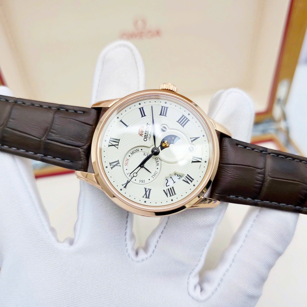 Đồng Hồ Nam Orient Automatic Sun And Moon Gen 3 Rose RA-AK0007S10B ( RA-AK0007S30B ) ( RA-AK0007S ) ( RN-AK0001S )