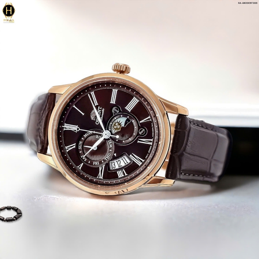 Đồng Hồ Nam Orient Automatic Sun and Moon Gen 3 RA-AK0009T30B ( RA-AK0009T10B ) SAK00003T0 ) ( FAK00003T0 )