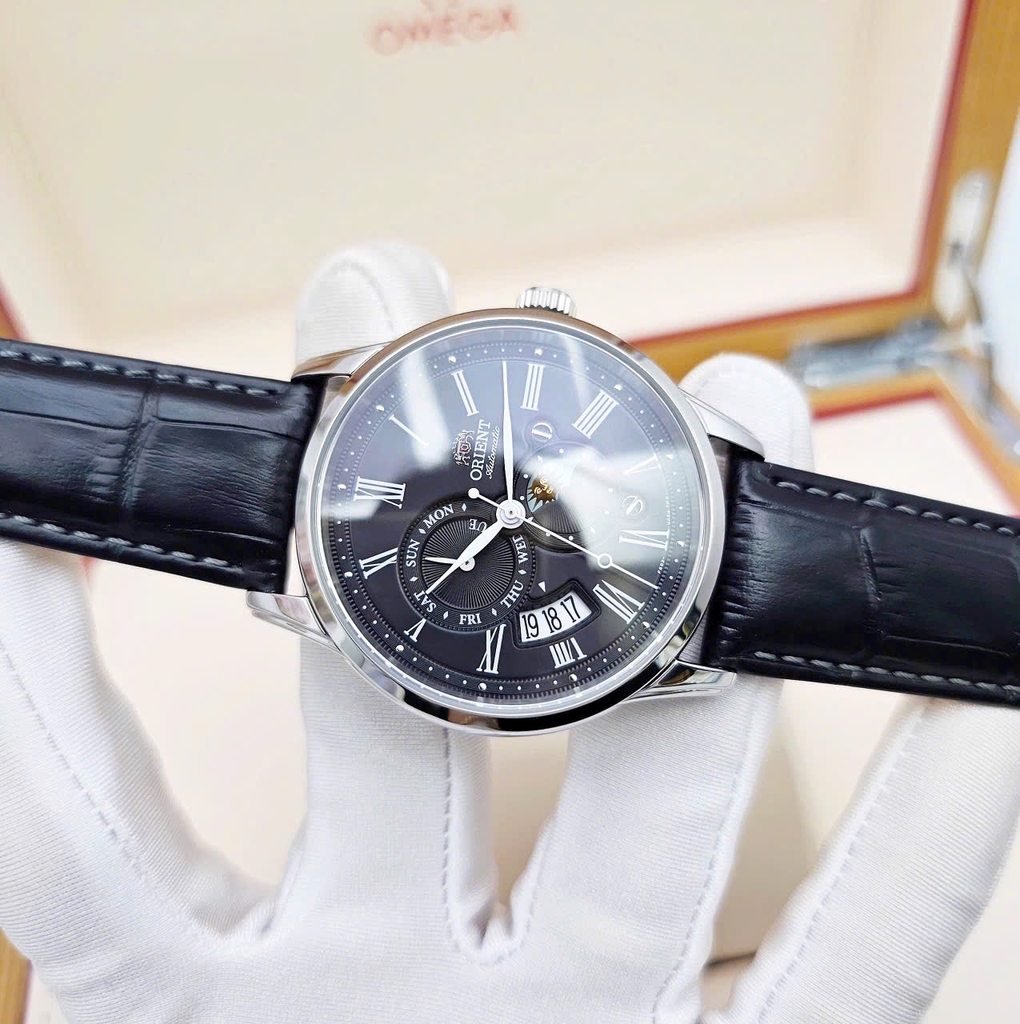 Đồng Hồ Nam Orient Automatic Sun & Moon Gen 3 Black RA-AK0010B30B ( RA-AK0010B10B ) ( RA-AK0010B00C ) ( RA-AK0010B )